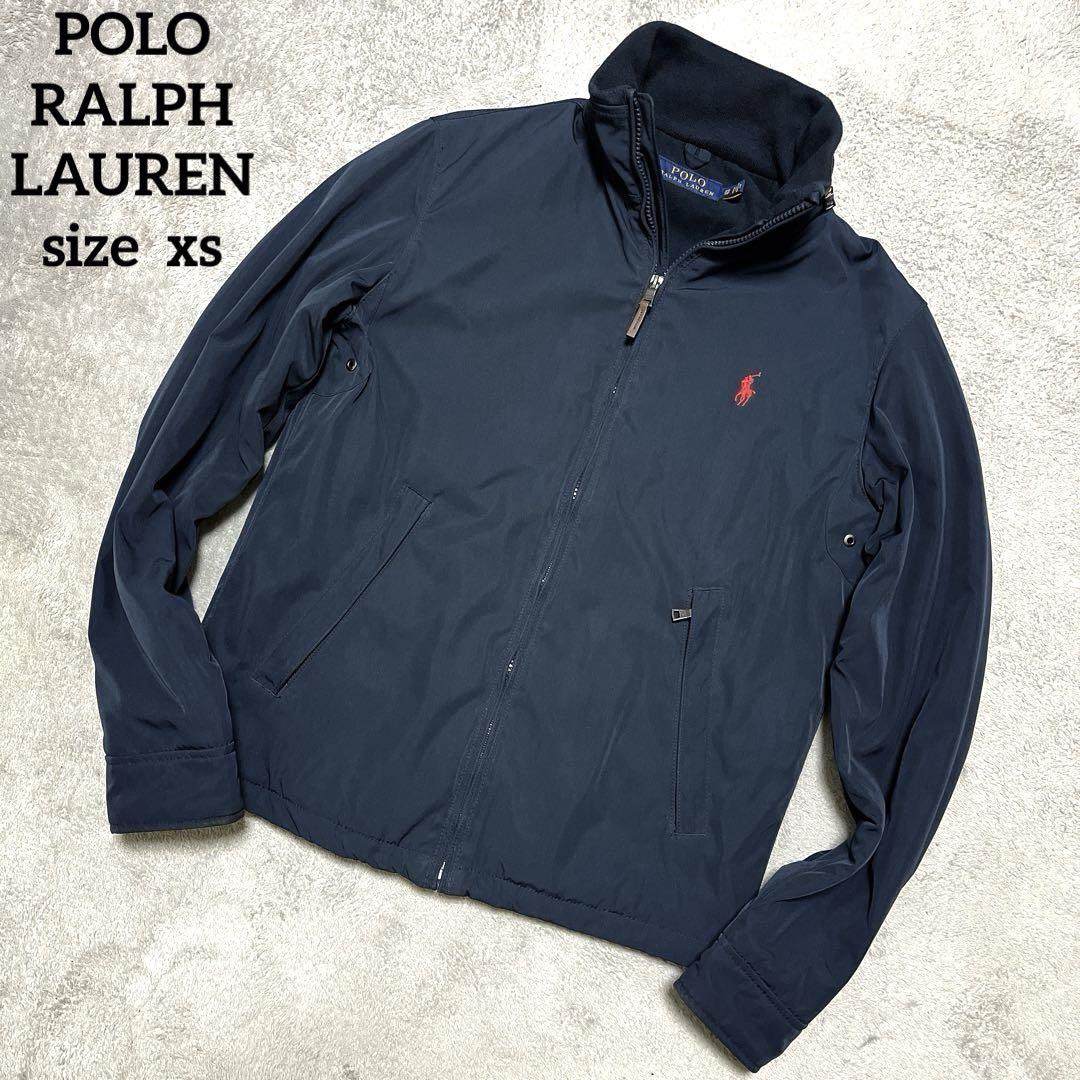 POLO RALPH LAUREN ポロロゴ刺繍 ネイビー ジャケット XS