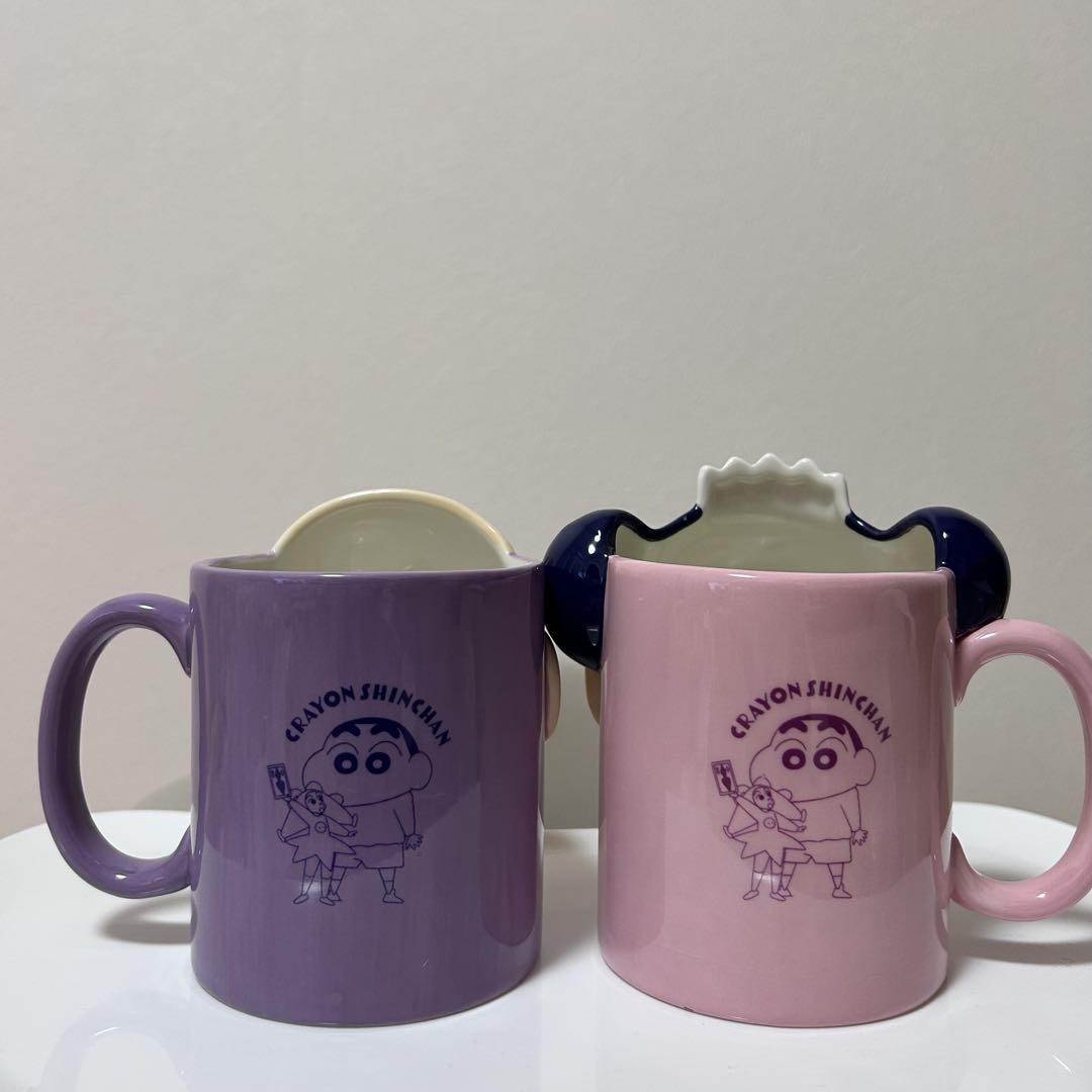 クレヨンしんちゃん ペアマグカップ マカオとジョマ
