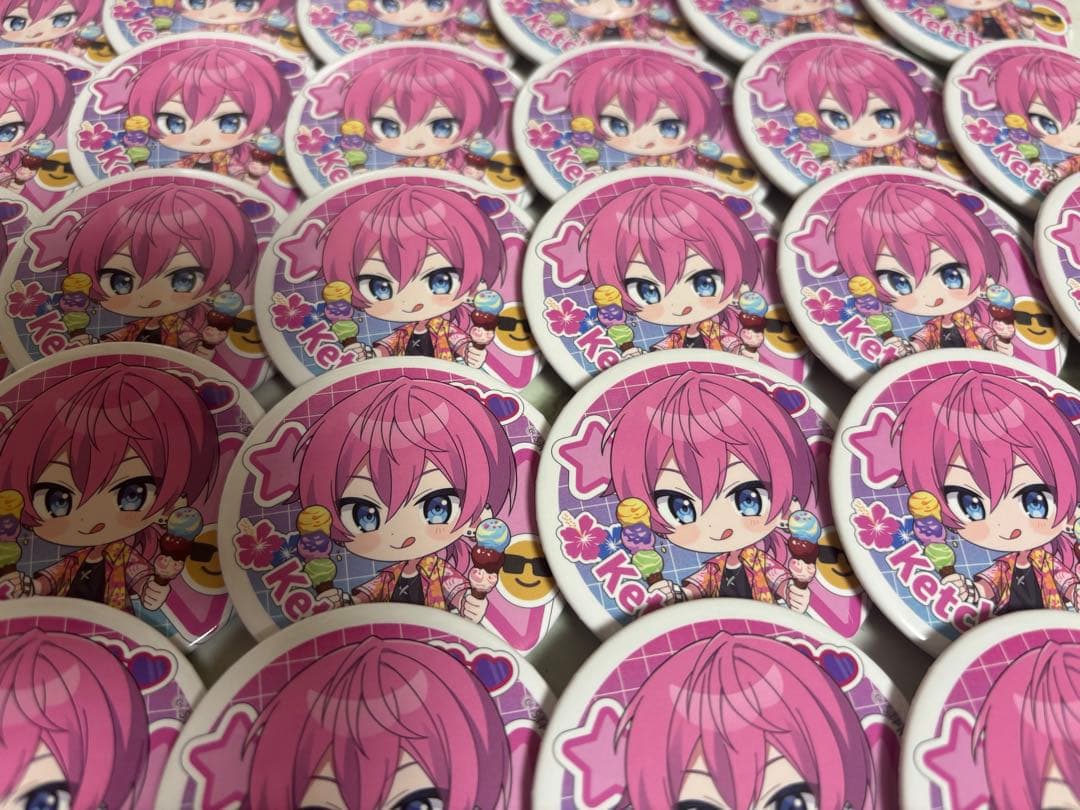 AMPTAK けちゃくん 缶バッジ×40