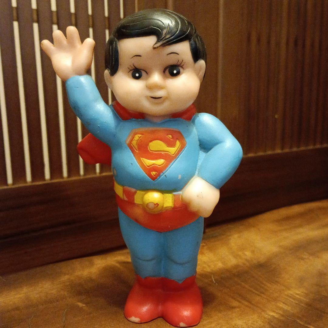 レア 1978年製 DC コミックス スーパーマン ソフビ レトロ　ヴィンテージ