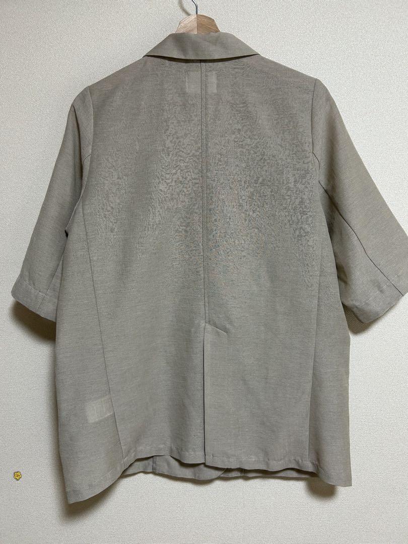 シアーメッシュハーフスリーブジャケット新品タグ付き