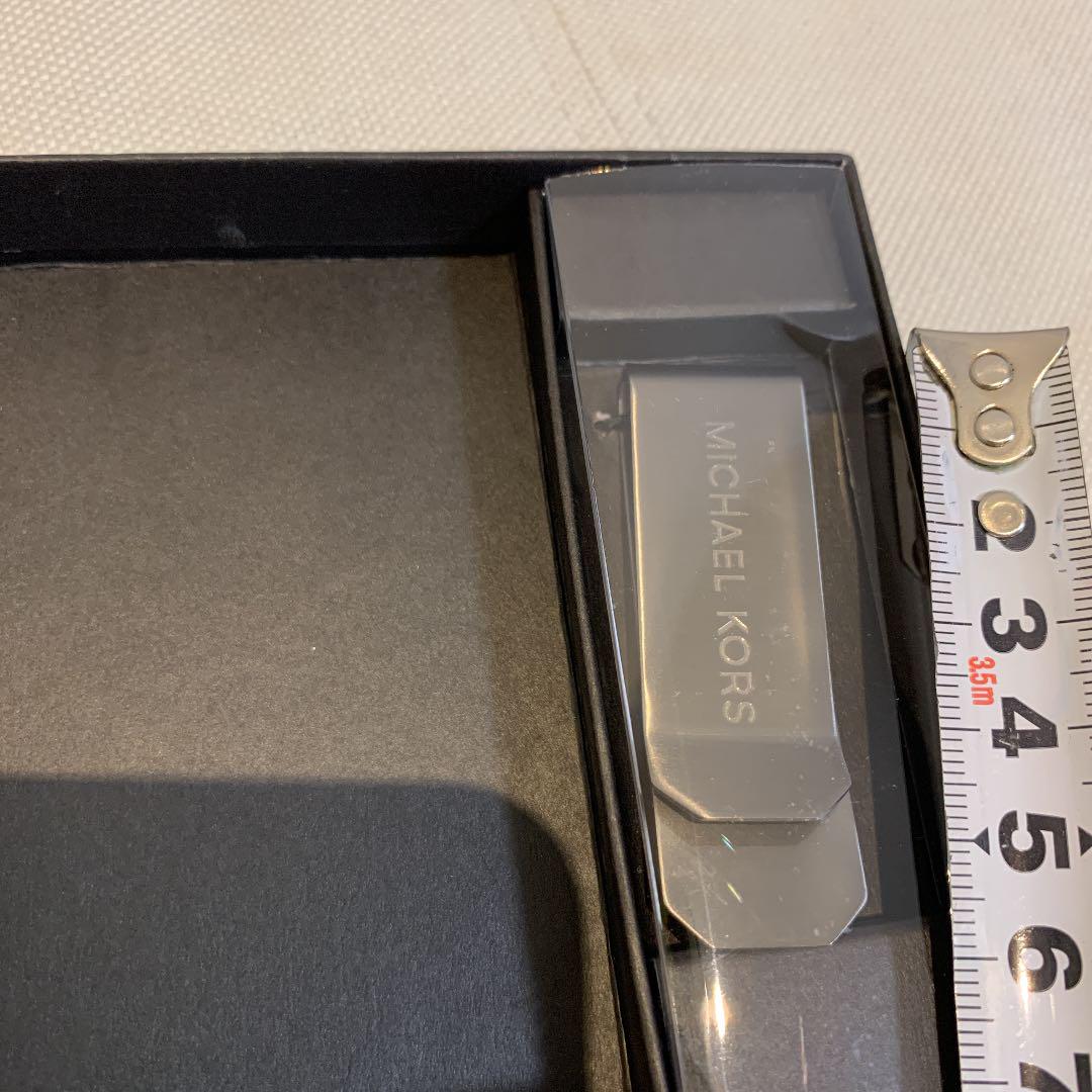 新品　マイケルコース　名刺入れ　カードケース　マネークリップ セット　ロゴ　黒