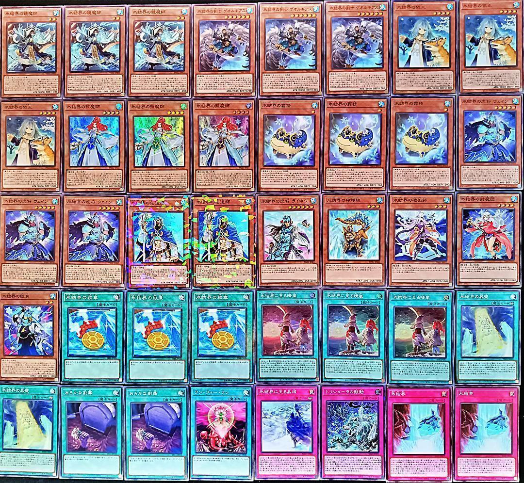 No.204 氷結界 デッキ 遊戯王 本格構築済みデッキ おまけパーツ