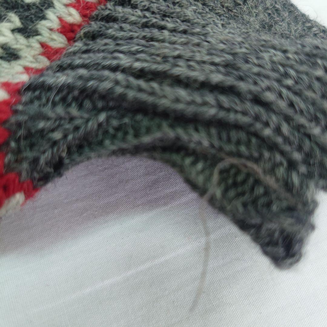 ノルディック柄ニットカーディガン おしゃれ