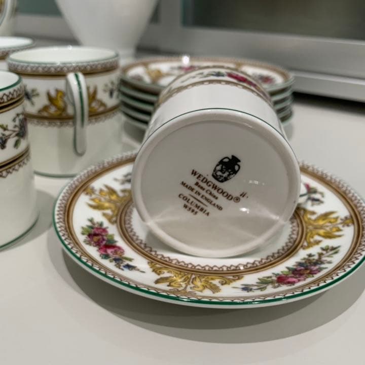 ウェッジウッド コロンビア エナメル コーヒーセット計15点 | naliet