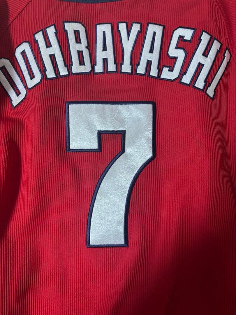 広島東洋カープ　アメフト風イベントユニフォーム　堂林翔太　Lサイズ　完売品 広島東洋カープ 旧ハイクオリティ ユニフォーム 堂林翔太選手 Sサイズ