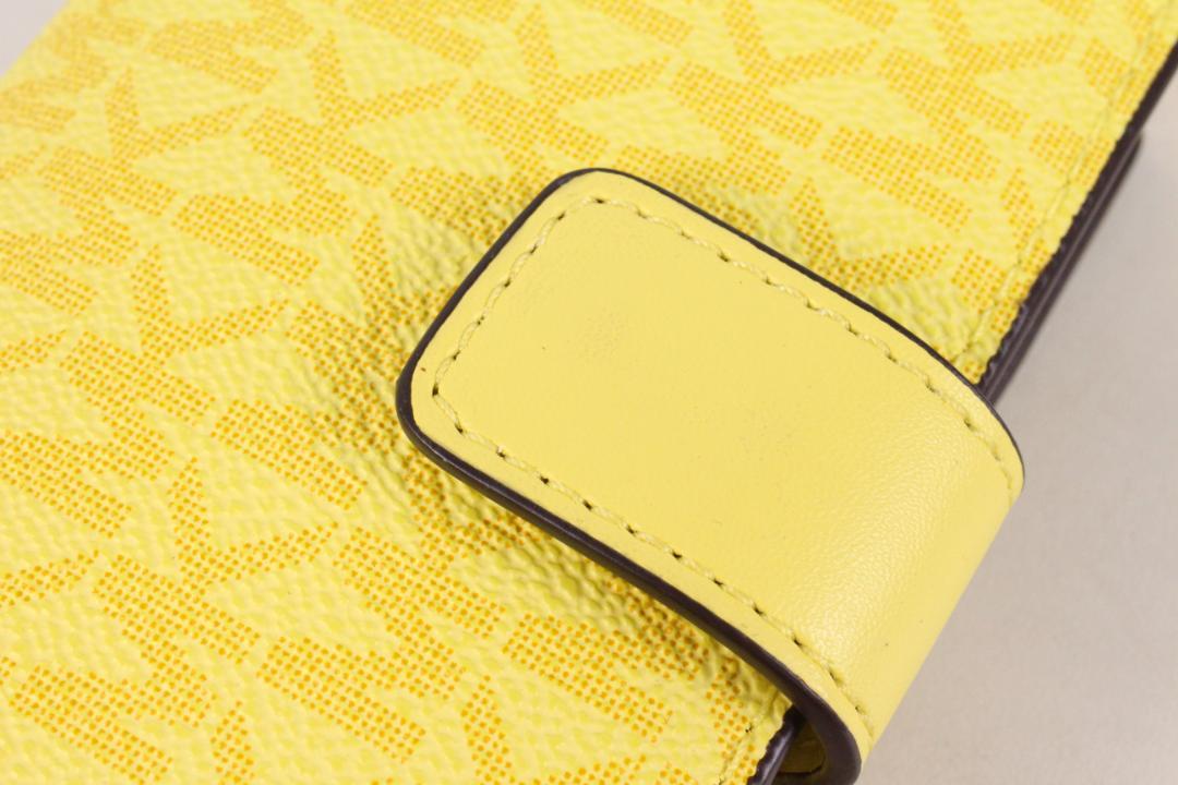 ◎MICHAEL KORS マイケルコース 二つ折り財布 イエロー