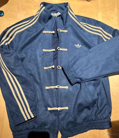 adidasアディダス 中国限定 蛇年トラックジャケット ネイビー M