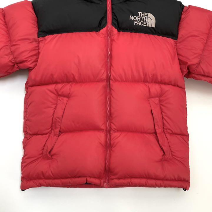 人気100%新品 ノースフェイス ブラック ダウン 700 OVqhG-m72441363820 ヌプシジャケット メンズXS レッド 日本製好評