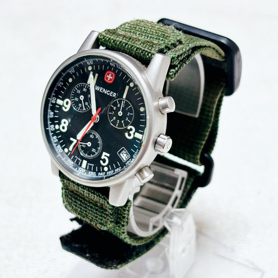 【動作品】キズ汚れあり WENGER ウェンガー 7072X グリーン
