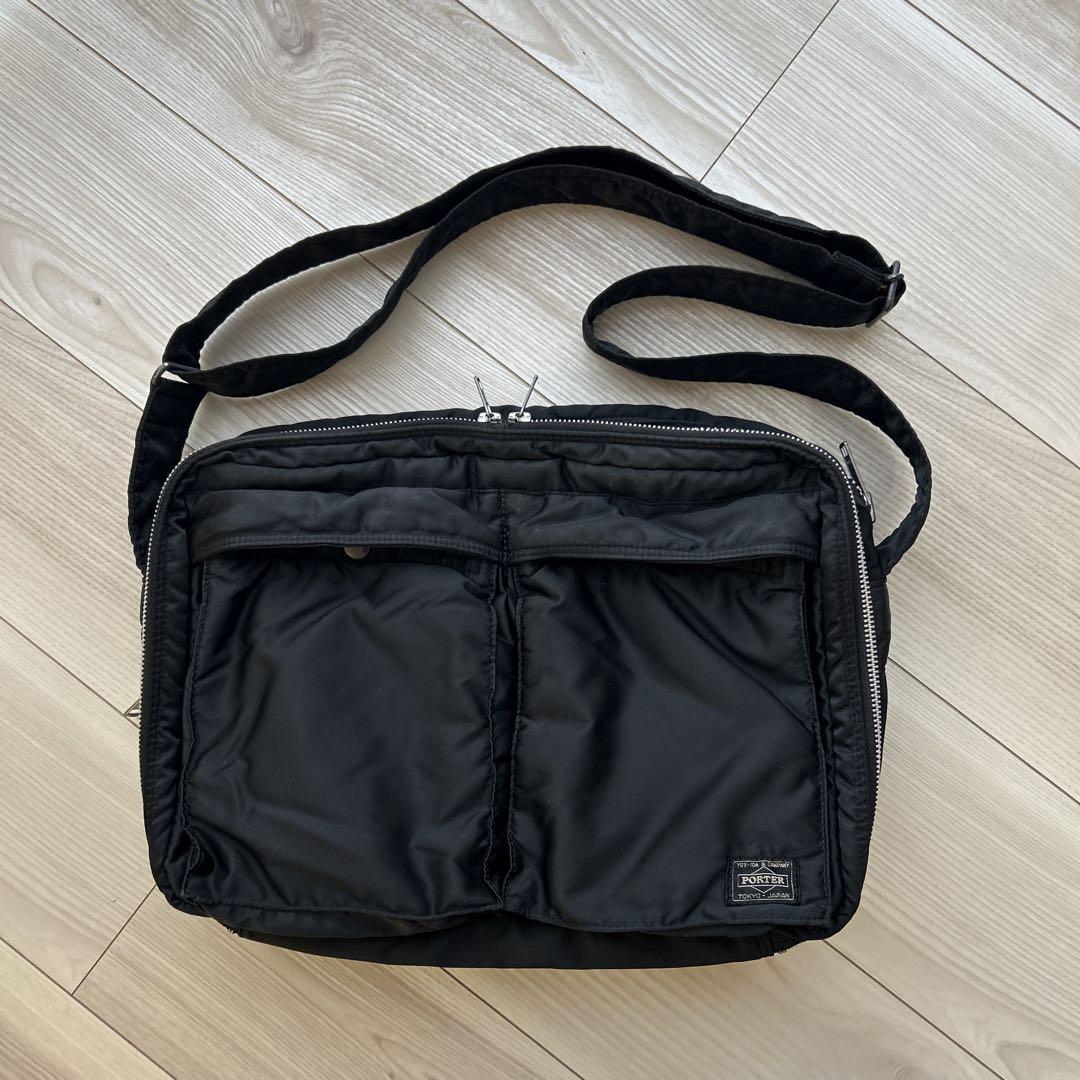廃盤 PORTER ショルダーバッグ タンカー XL 拡張 二層 廃盤 PORTER ショルダーバッグ タンカー XL 拡張 二層