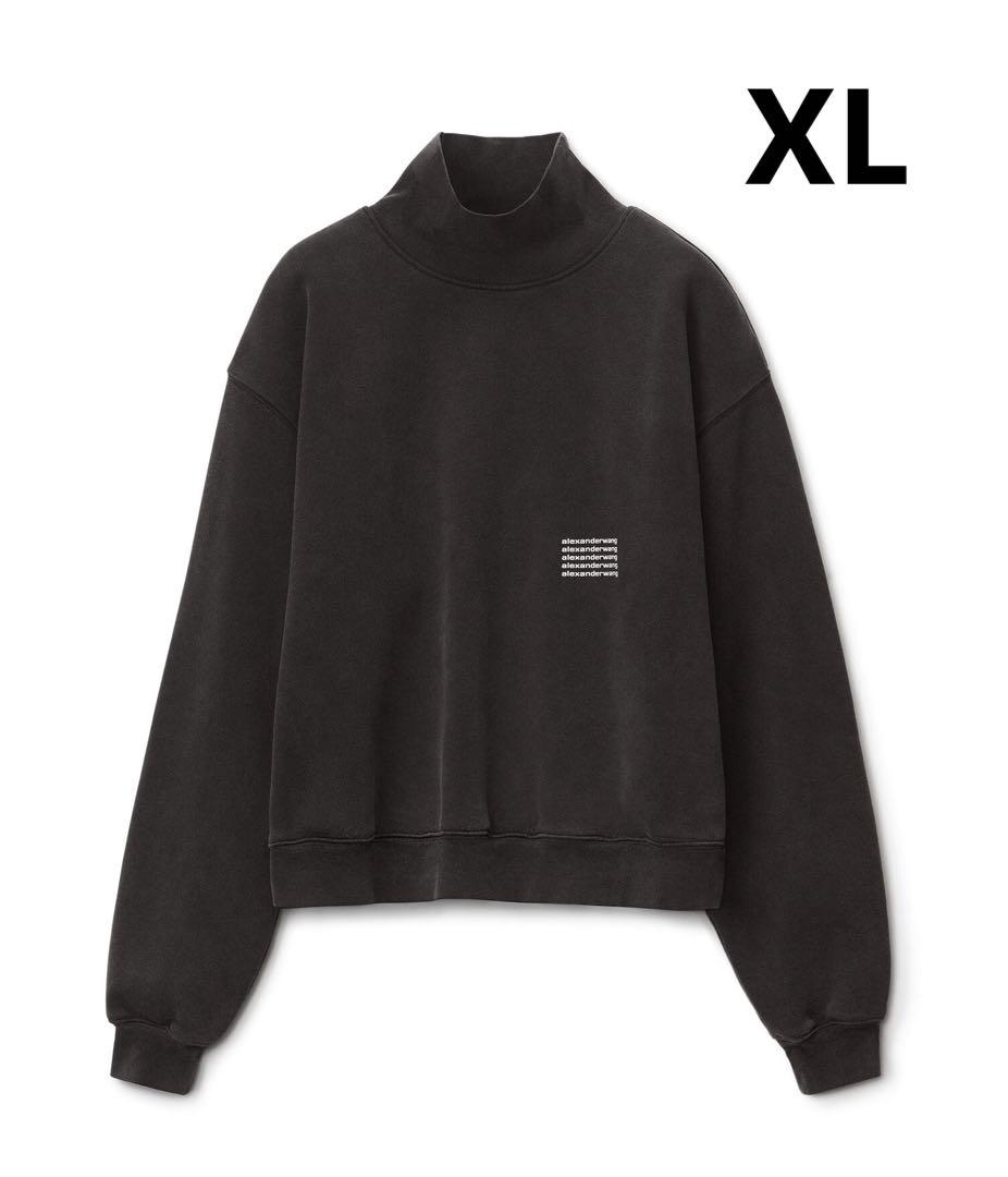 アレキサンダーワン ハイネック プルオーバー スウェット XL