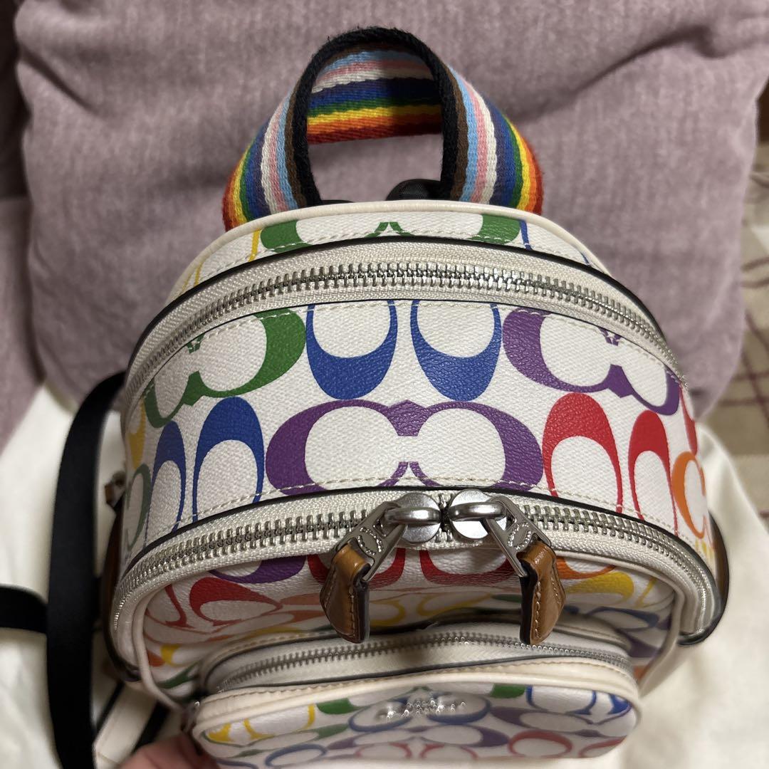 COACH マルチカラー バックパック