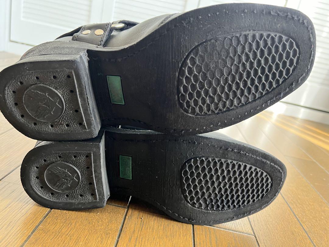 AIVREX レザー バイカーブーツ 黒（26.5㌢）