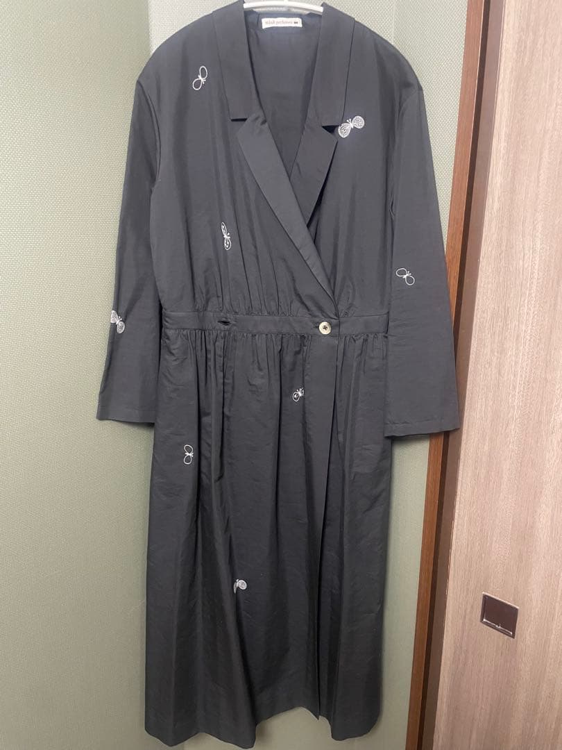 ミナペルホネン チョウチョカシュクールワンピM mina perhonen