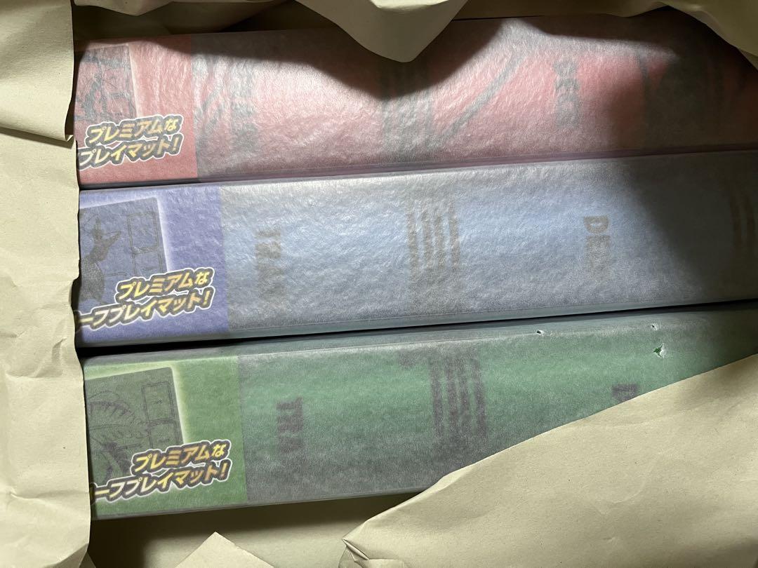 3本セット　ポケモンカード ラバープレイマット