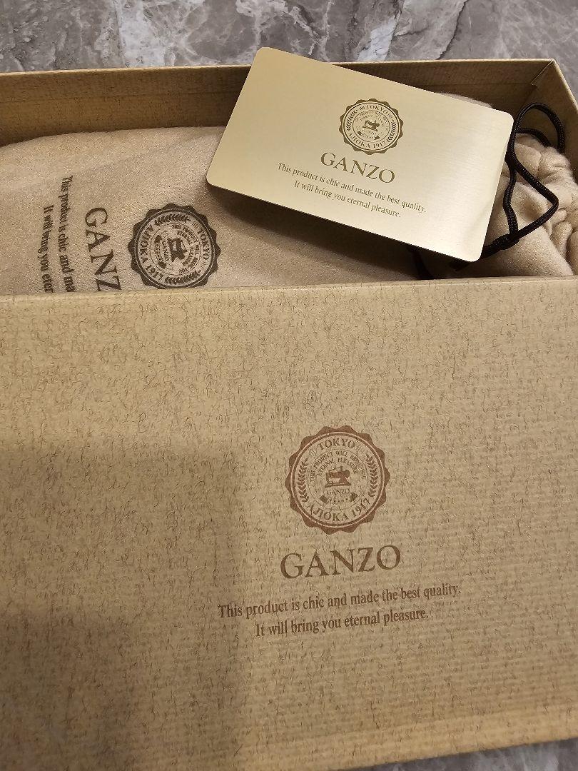 (値下OK)【GANZO】コードバン長財布（ダークブラウン）未使用・箱付