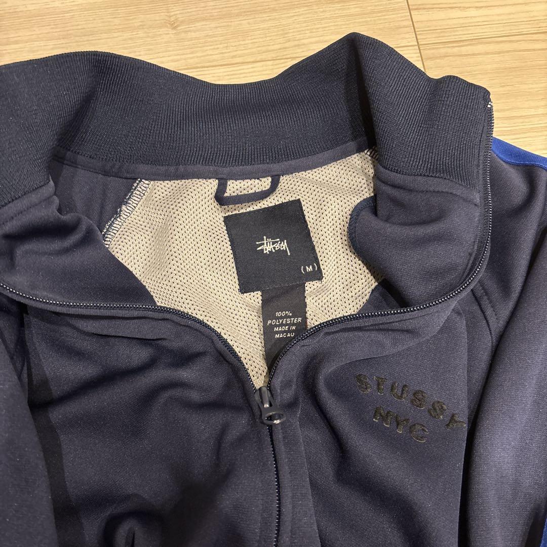 STUSSY ジャージ ネイビー Mサイズ 紺 ステューシー - メルカリ