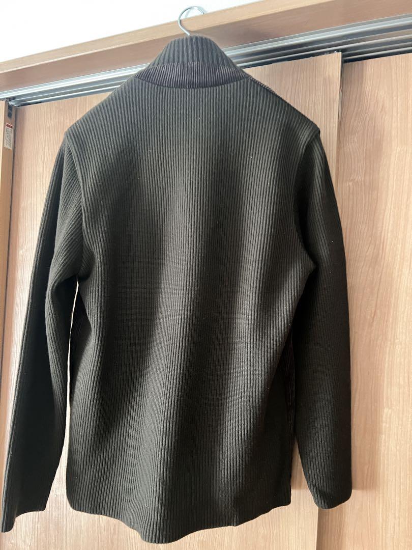 BURBERRY ダークグレー ジップアップジャケット BURBERRY ダークブラウン ジップアップジャケット