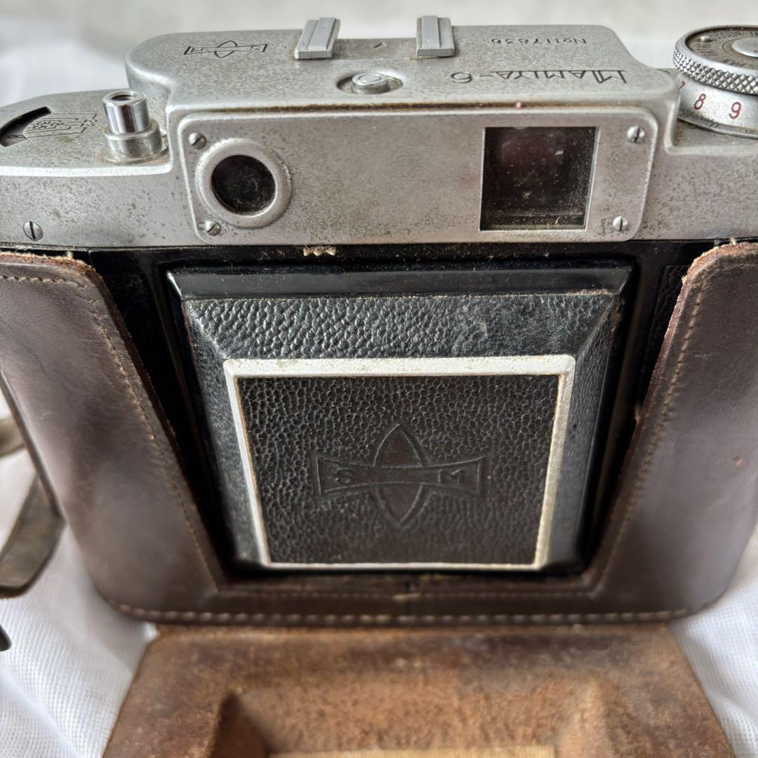 Cy43 MAMIYA-6 蛇腹カメラ　昭和レトロ　アンティーク　ケース付き Cy43 MAMIYA-6 蛇腹カメラ 昭和レトロ アンティーク ケース付き