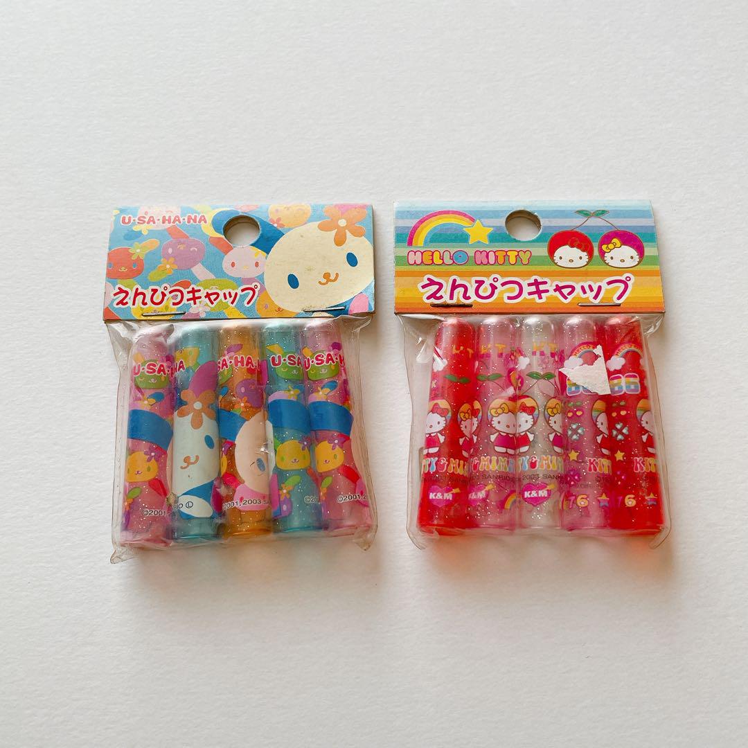 入荷now 買えない 平成レトロ】当時物 サンリオ ウサハナ ハローキティ 鉛筆 その他