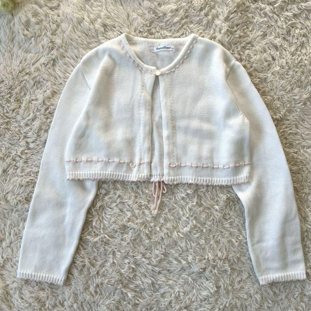 美品✨ファミリア　120 フォーマル　ワンピース　ボレロ 発表会　卒園式　入学式