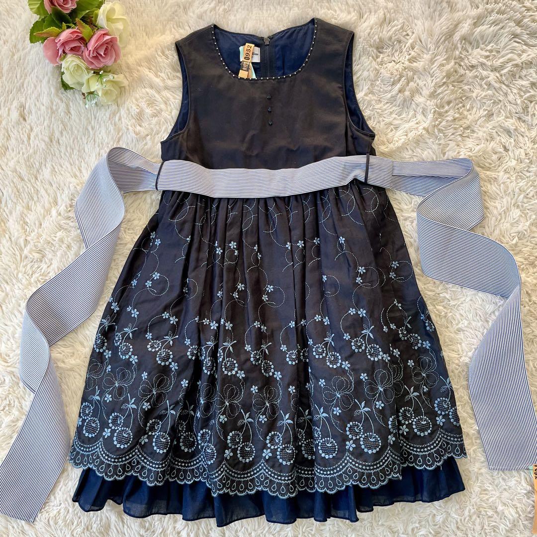 美品✨ファミリア　120 フォーマル　ワンピース　ボレロ 発表会　卒園式　入学式