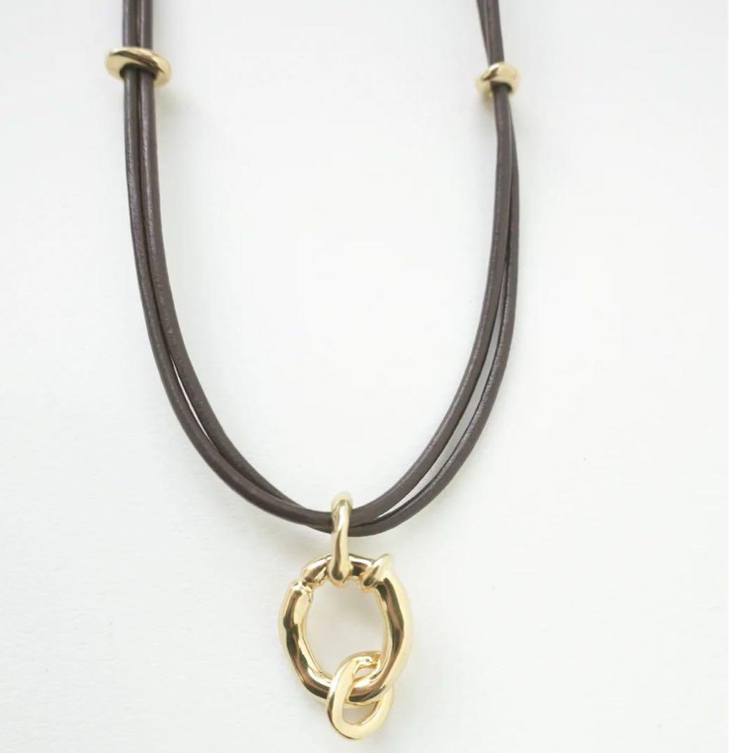 STRONG VOID LEATHER NECKLACE 深水光太 STRONG VOID LEATHER NECKLACE 深水光太