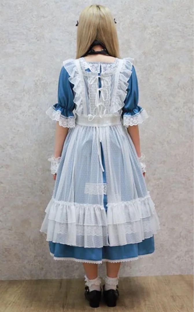 axes femme Chalmiereドットチュールエプロン