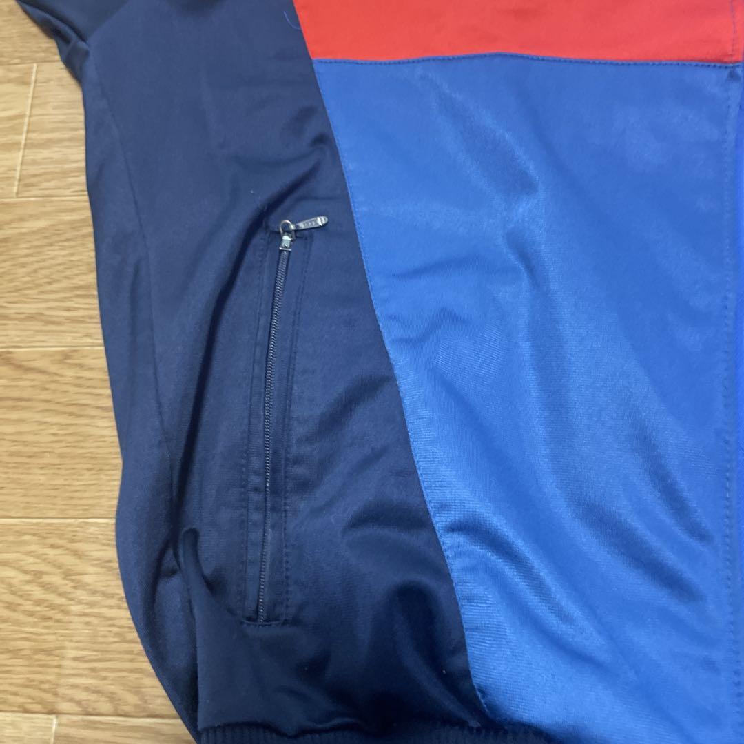 希少　ヴィンテージ　adidas ジャージジャケット 青 赤