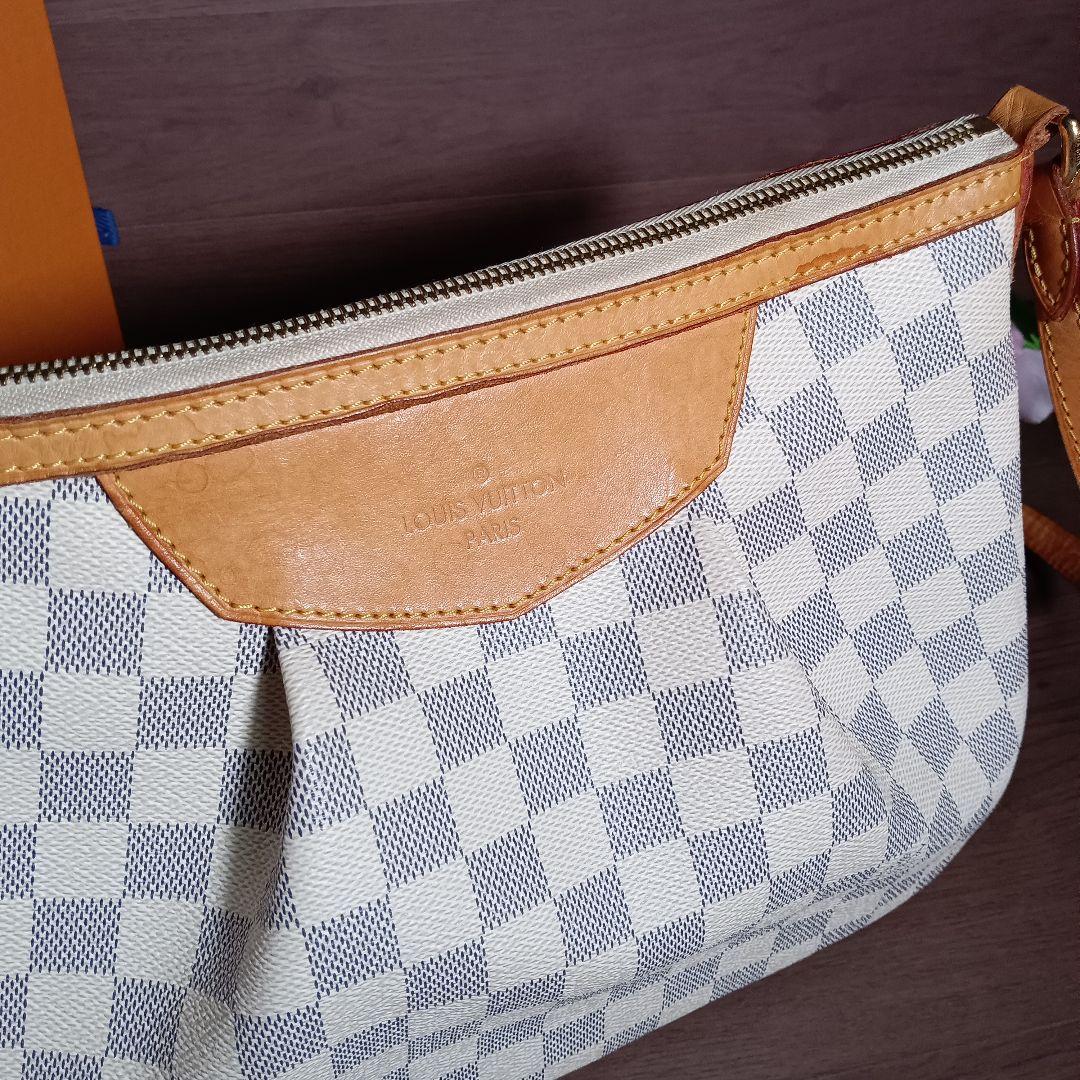 b754 美品✨ ルイヴィトン ダミエ アズール シラクーサPM バッグ