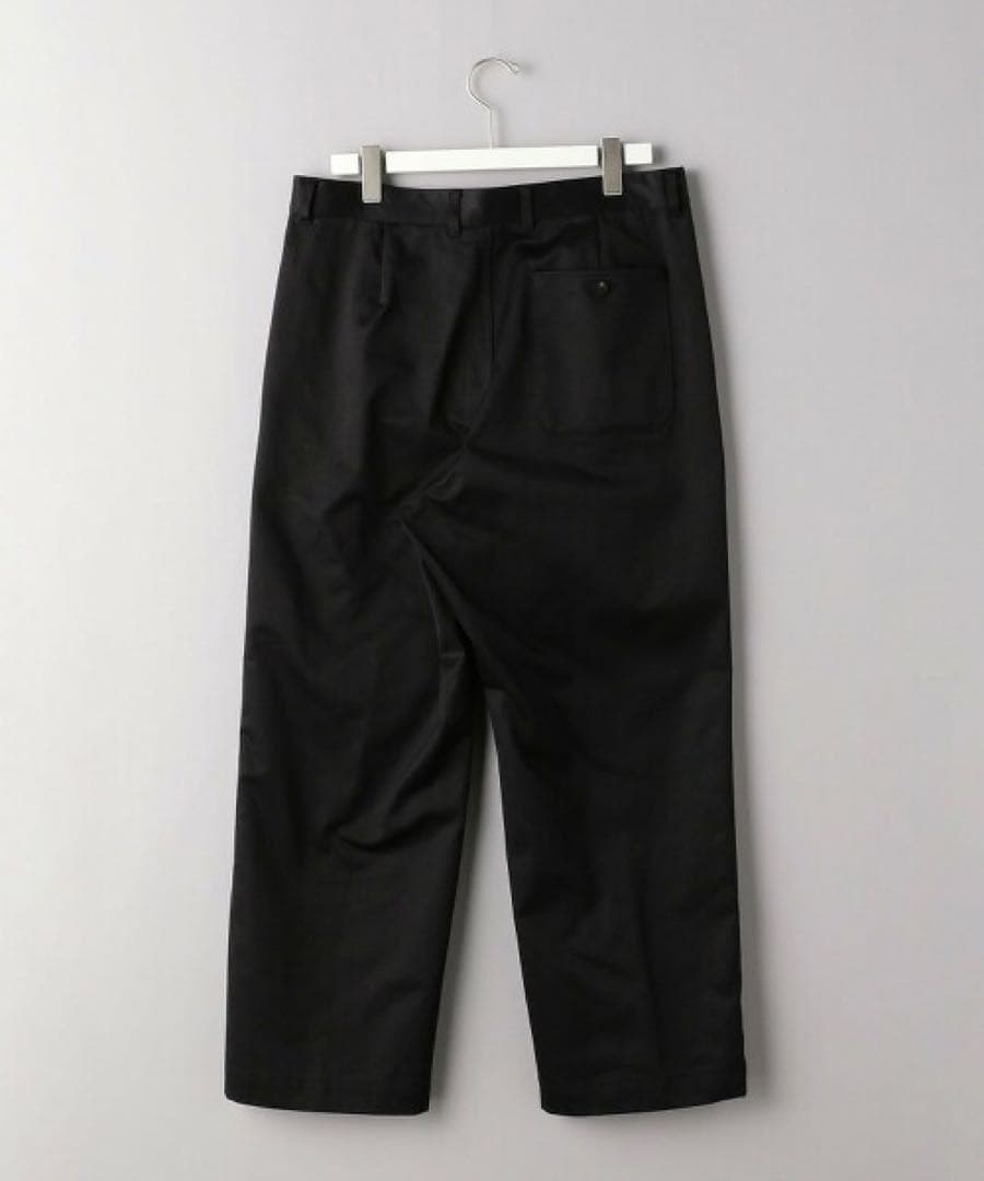 美品 ユナイテッドアローズ FINX バギーサテン ワイドパンツ 1プリーツ