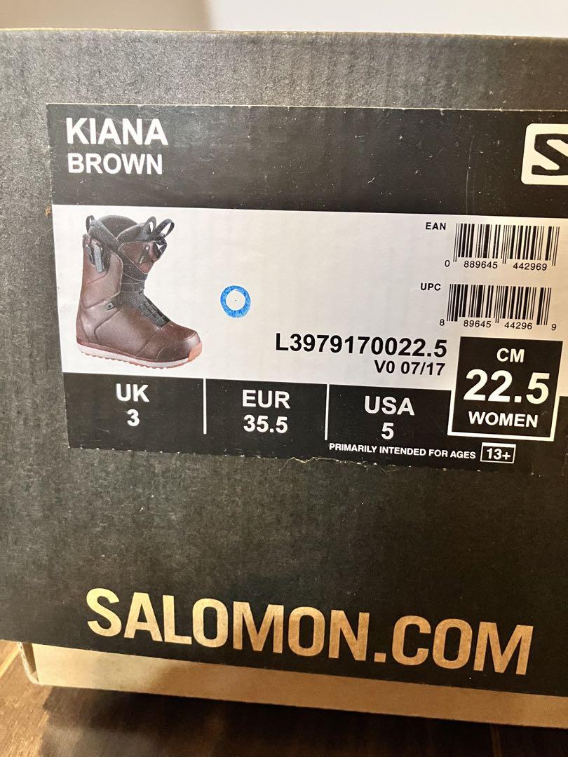 Salomon Kiana スノーボードブーツ ブラウン
