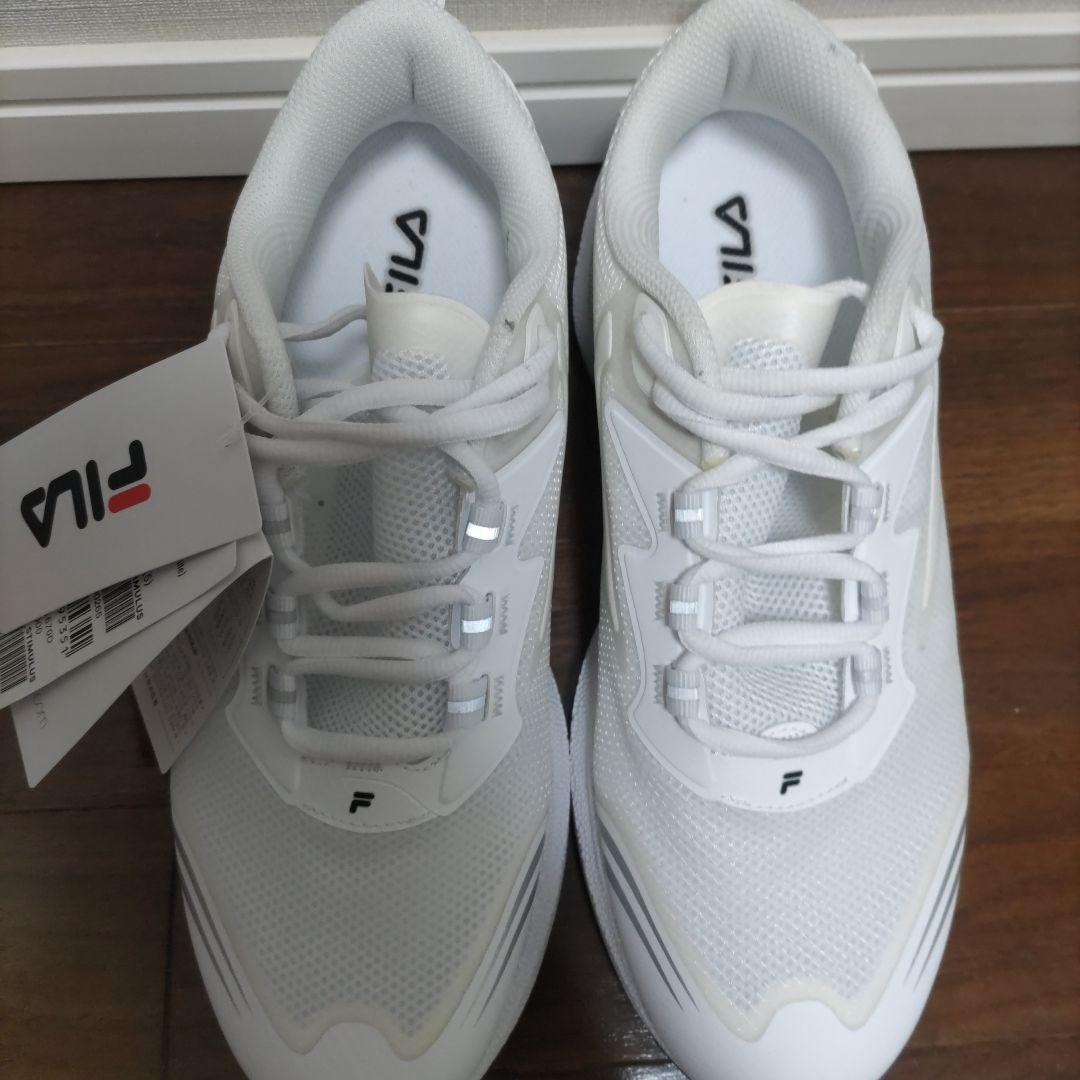 【FILA】ニューロン 3 スティミュラス / ホワイト 男女共用 FILAニューロン3スティミュラ メッシュ ロゴ レースアップ