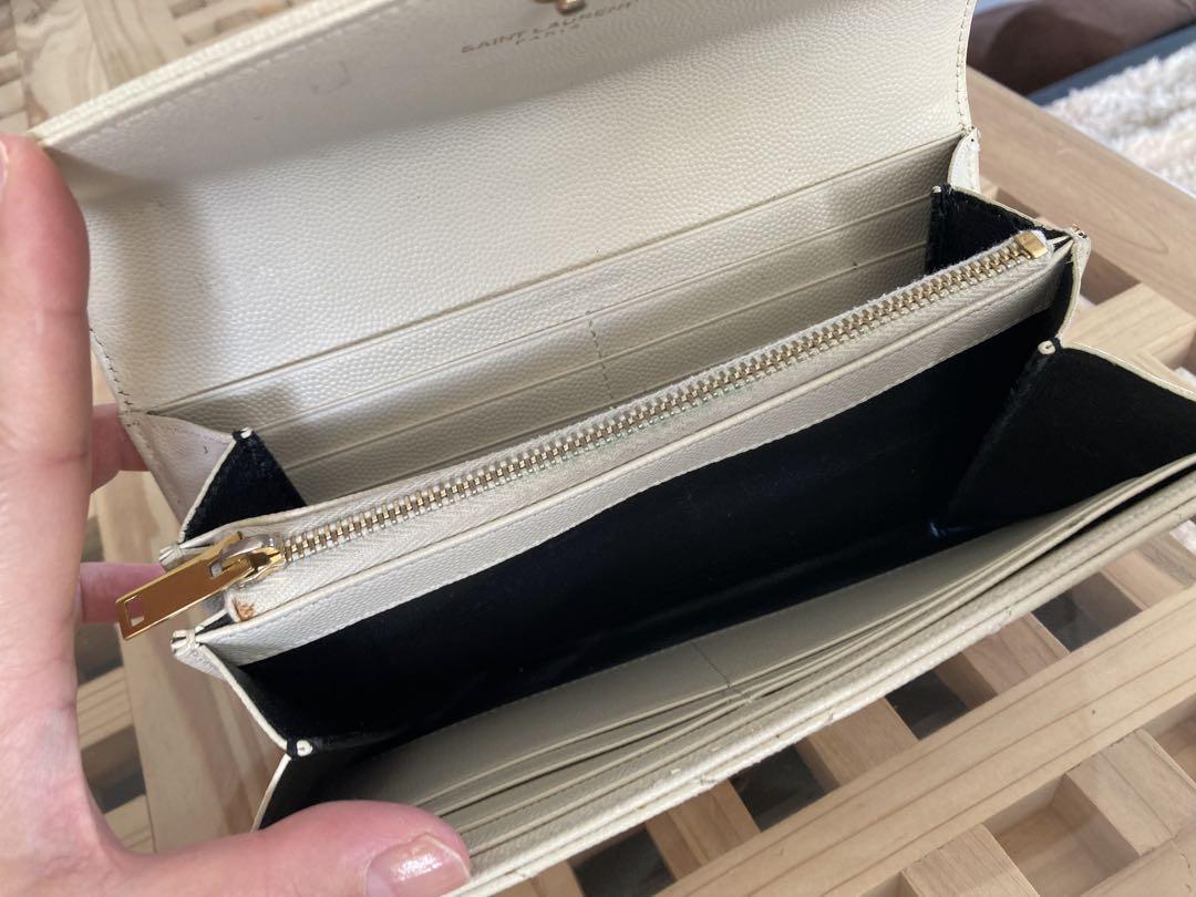 SAINT LAURENT 二つ折り財布 ホワイト