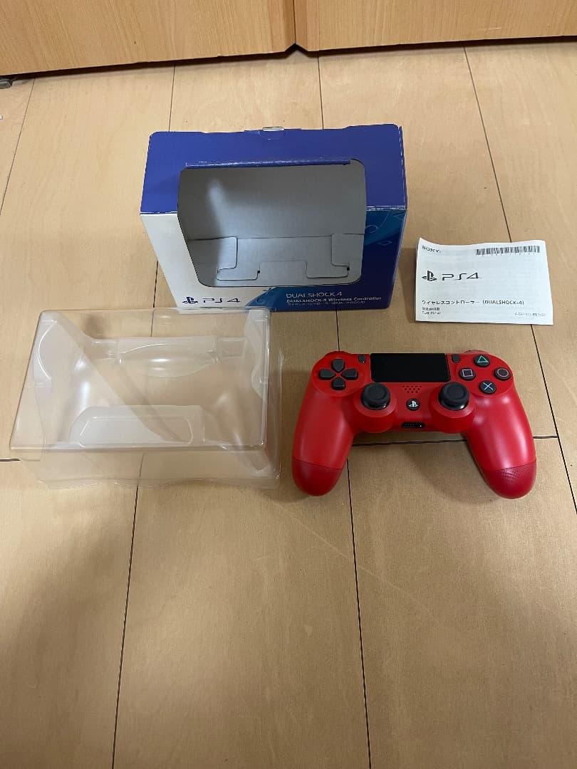 ワイヤレスコントローラー 赤PlayStation4