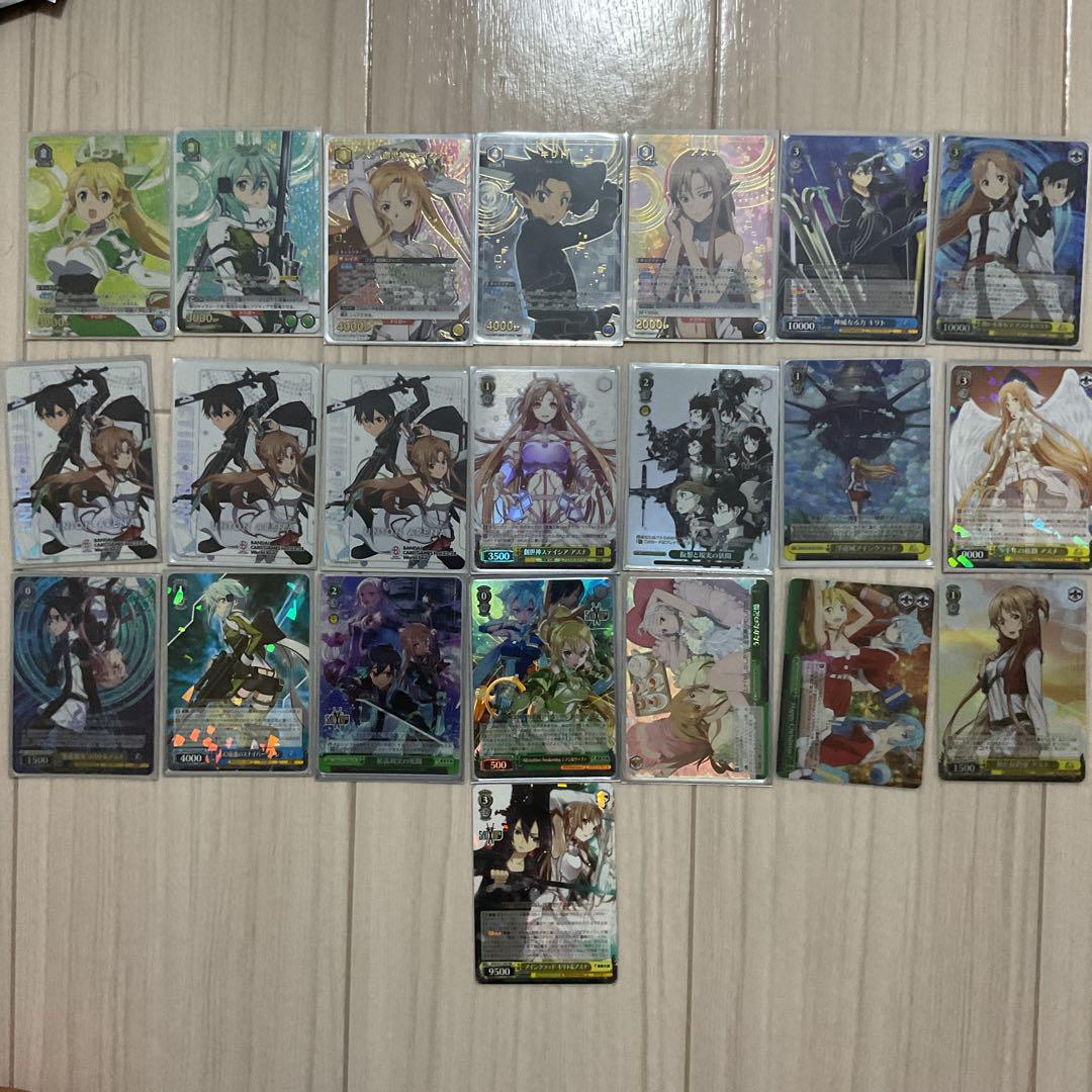 SAO ヴァイスシュヴァルツ＆ユニオンアリーナ　カード　まとめ