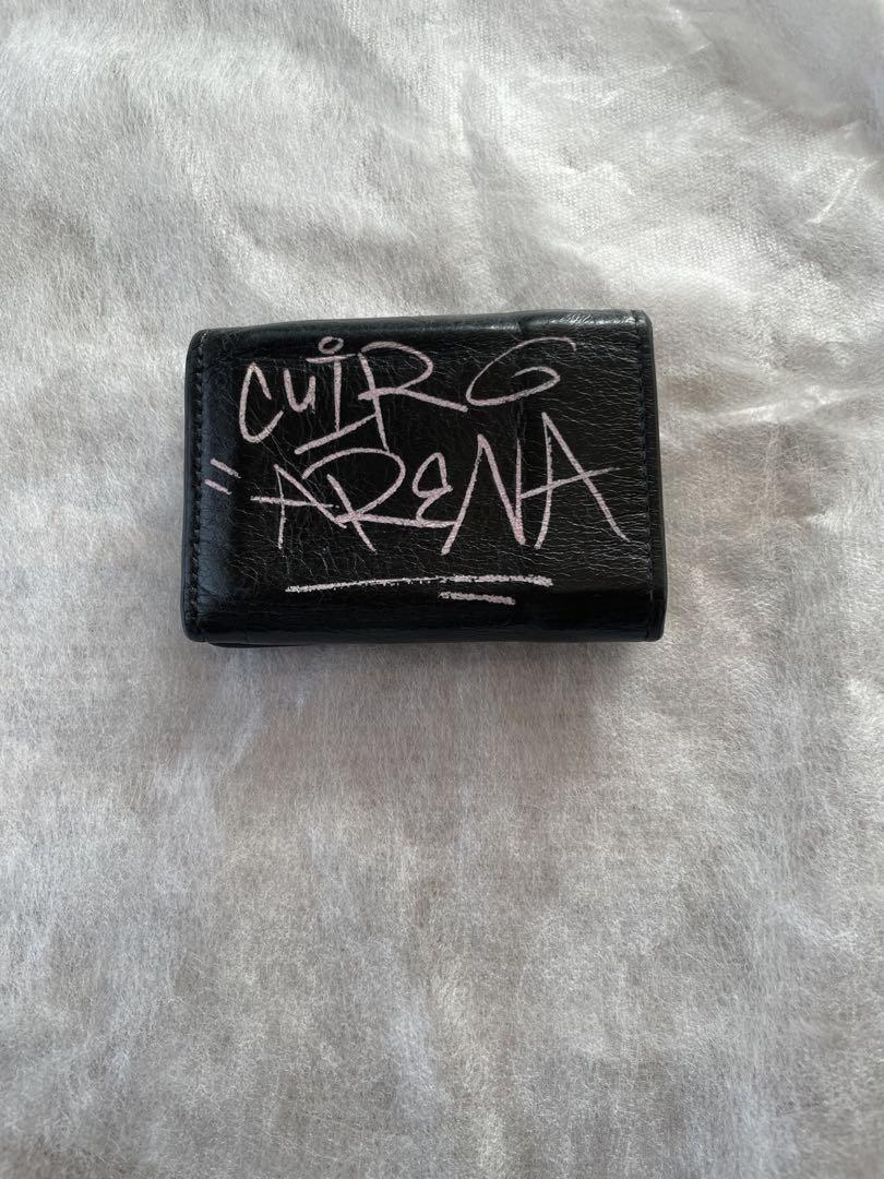BALENCIAGA 三つ折り財布 グラフィティ