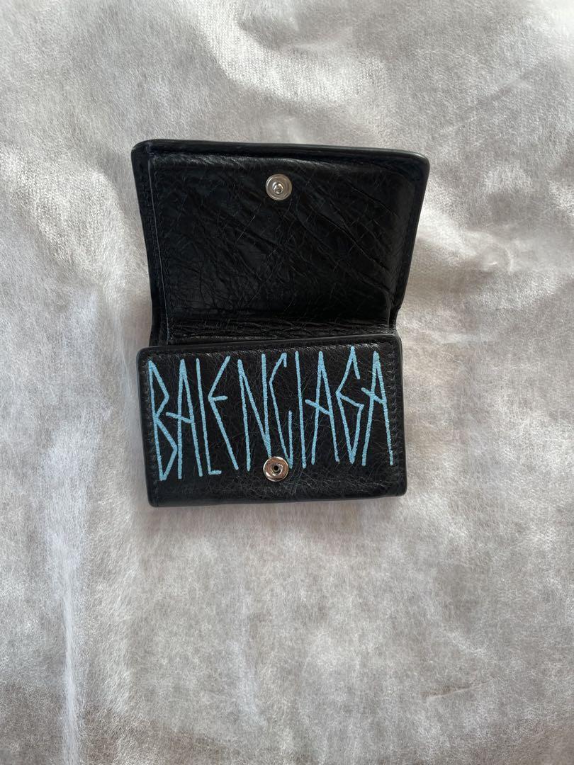 BALENCIAGA 三つ折り財布 グラフィティ