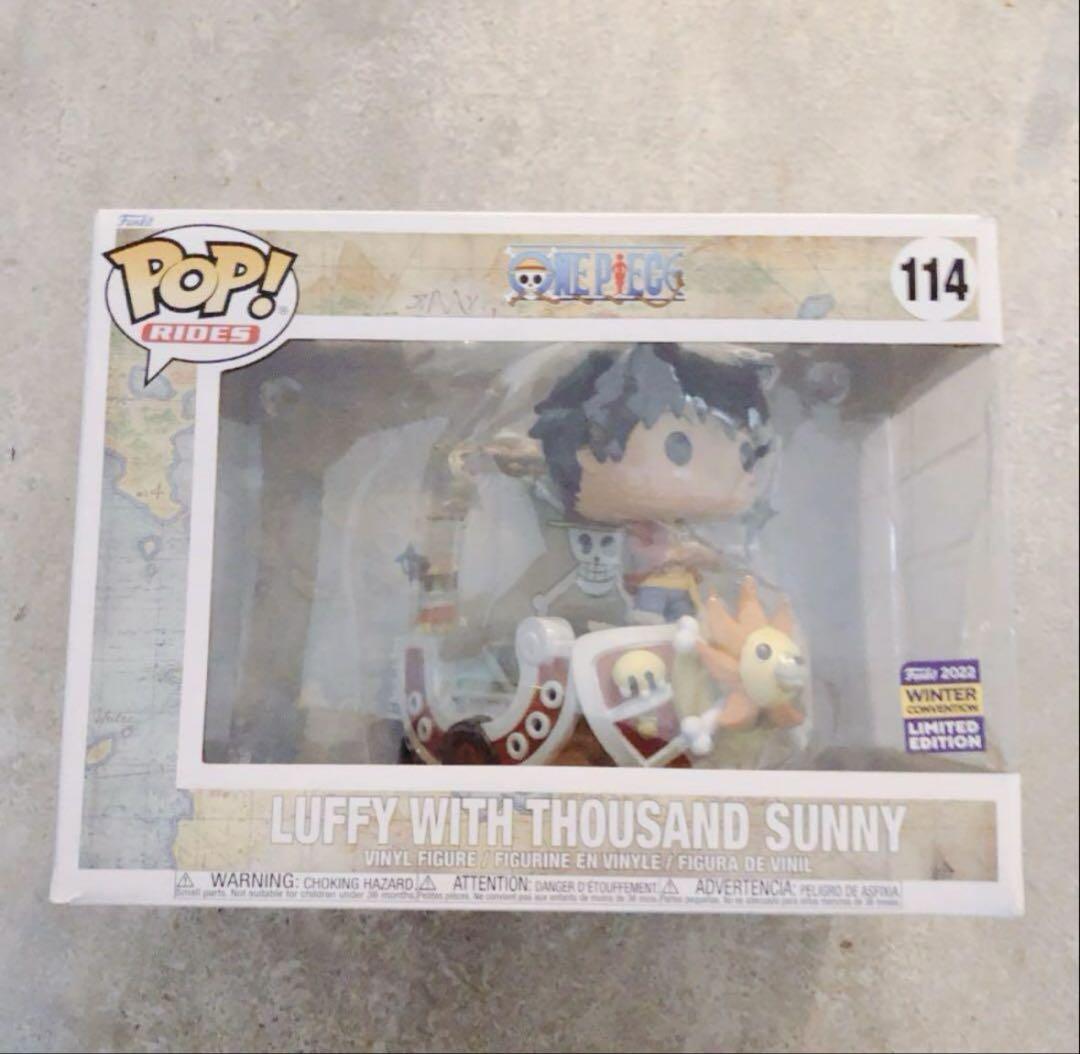 ワンピース フィギュア funko pop! ルフィ サウザンドサニー号