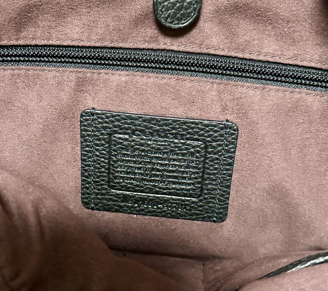 COACH黒 レザー ビジネスバッグ(中古品)
