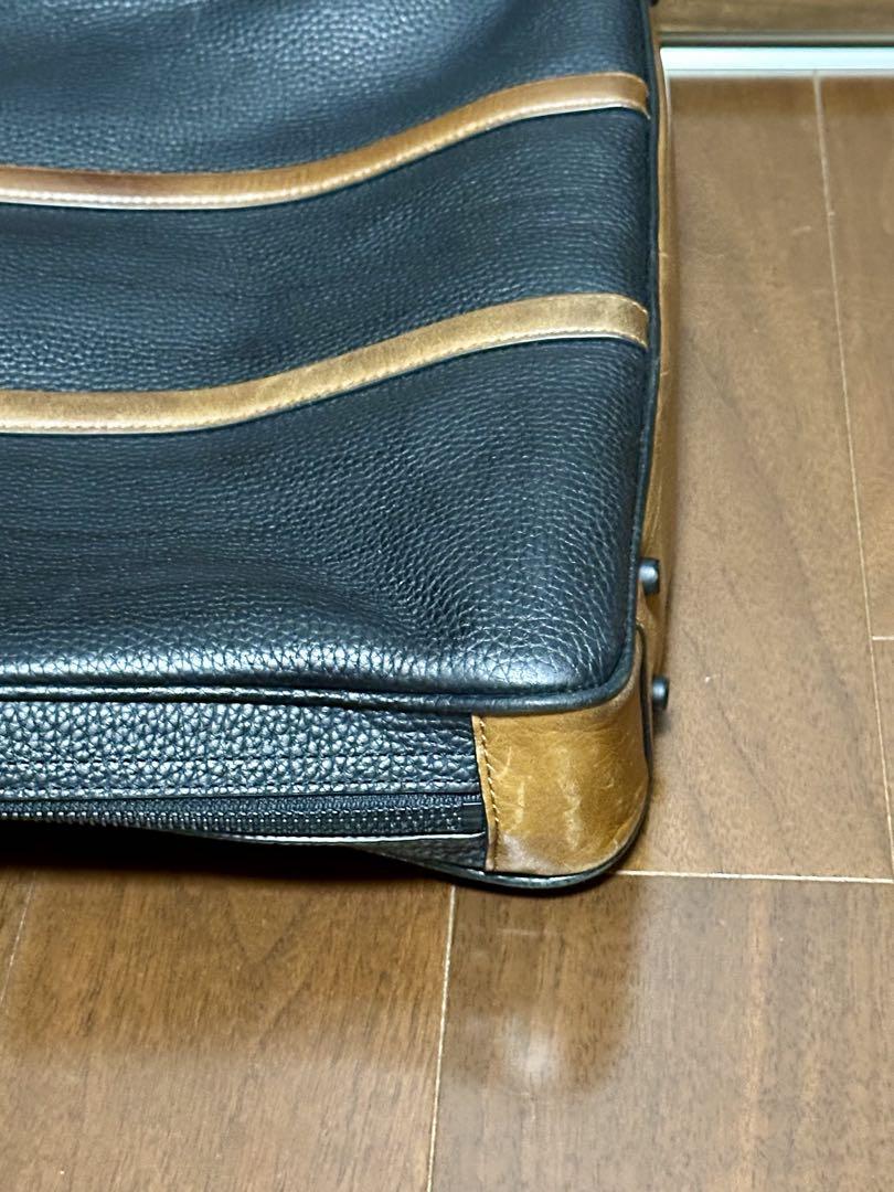 COACH黒 レザー ビジネスバッグ(中古品)