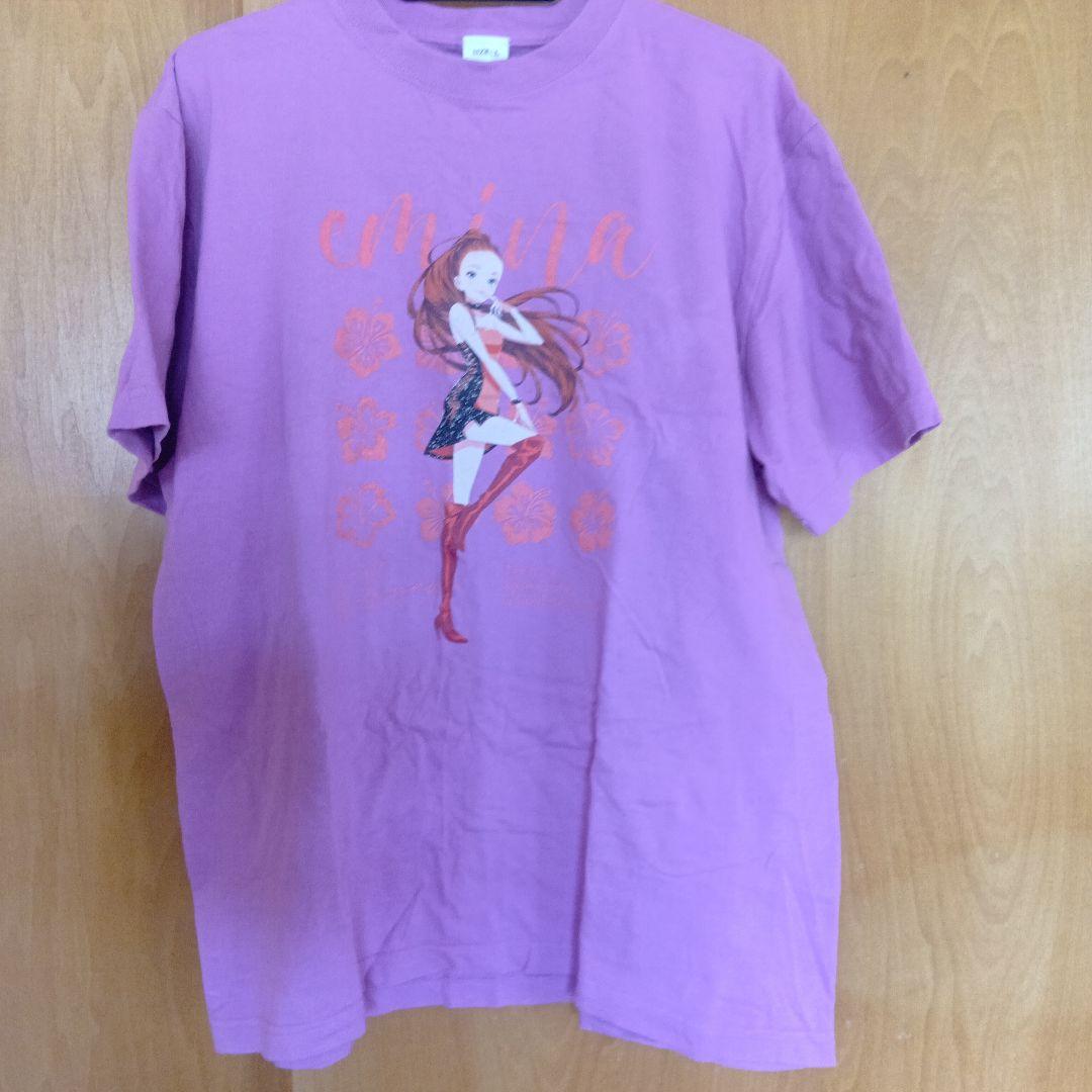 安室奈美恵さん公認キャラクター「emina」Tシャツ 沖縄県内の