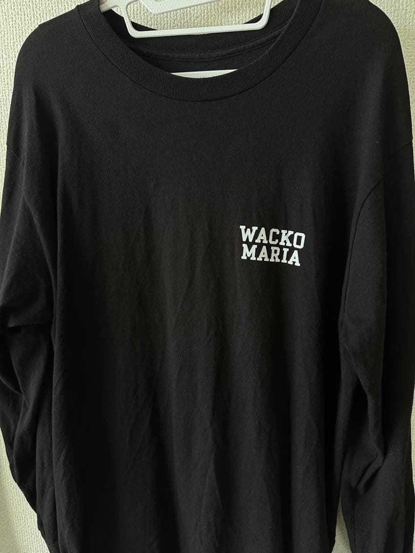 WACKO MARIA ブラック ロングTシャツ