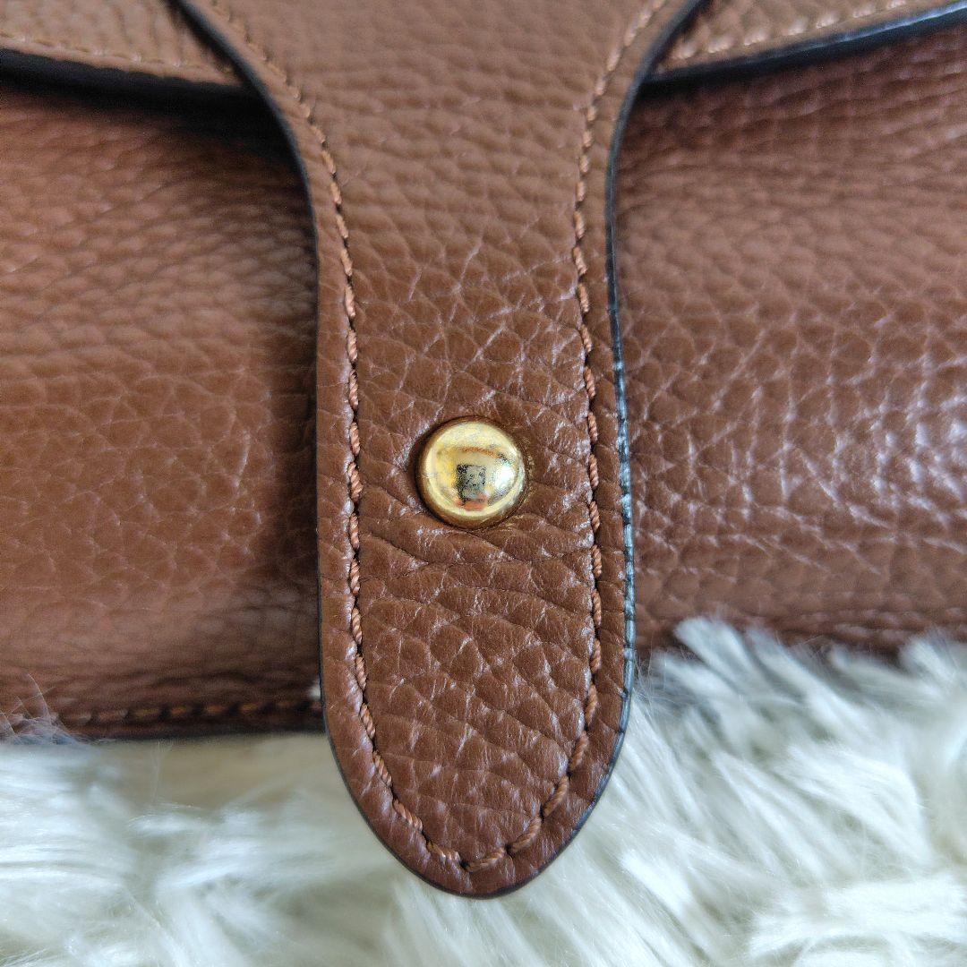 美品】marant ショルダーミニバッグ レザー ブラウン - メルカリ