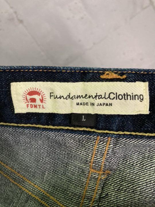 44%割引L休日限定 美品!FDMTL ファンダメンタル SLIMBOOTデニム 決算セール セルビッチデニム!日本製! 美品!FDMTL デニム/ジーンズ