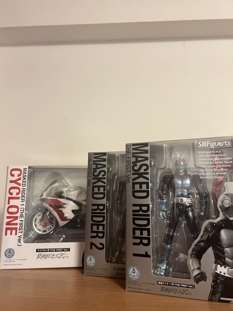 特撮 SHFiguarts MASKEDRIDER 1 & 2 & CYCLONE