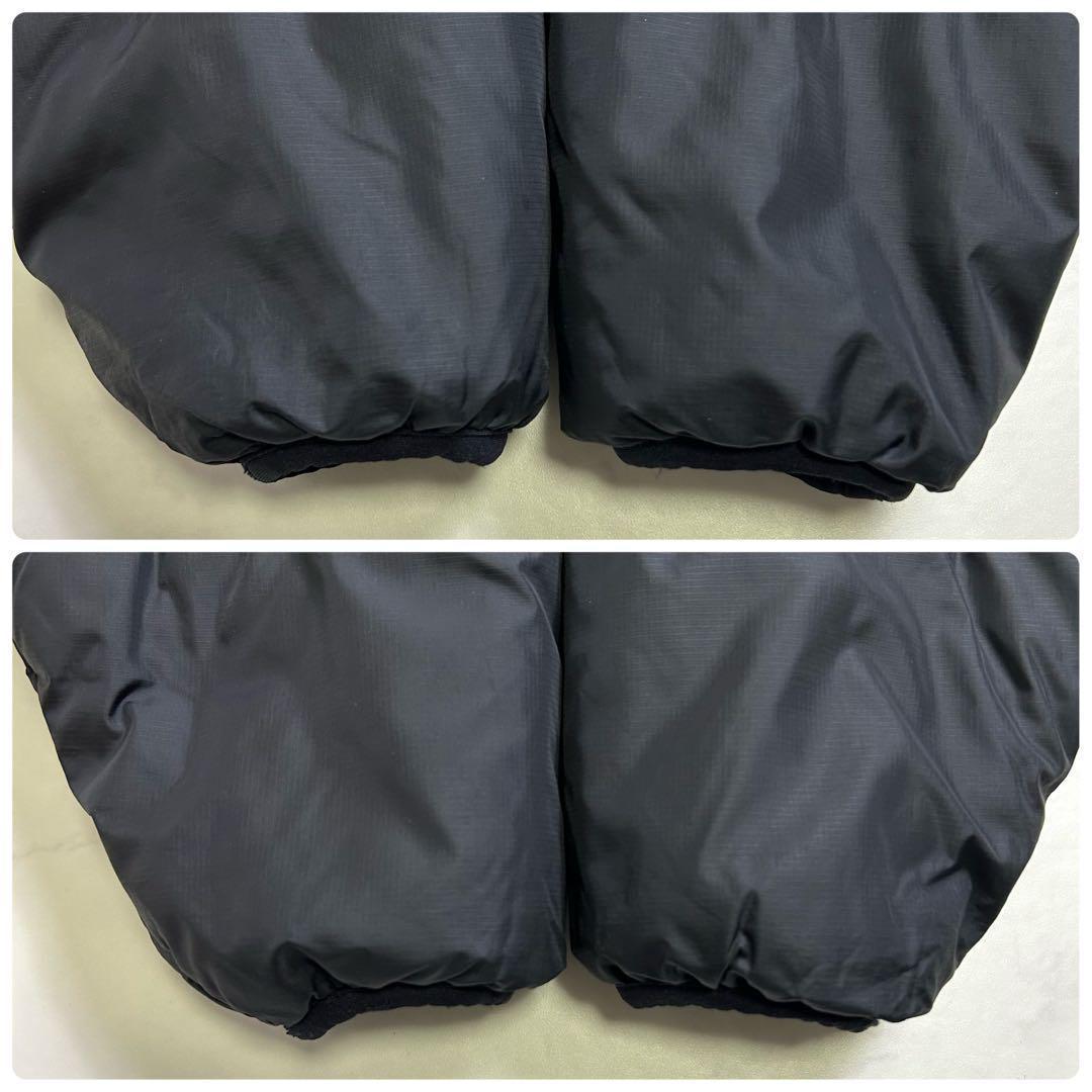 【美品】00s パタゴニア パフジャケット 中綿 フード付属 M 黒