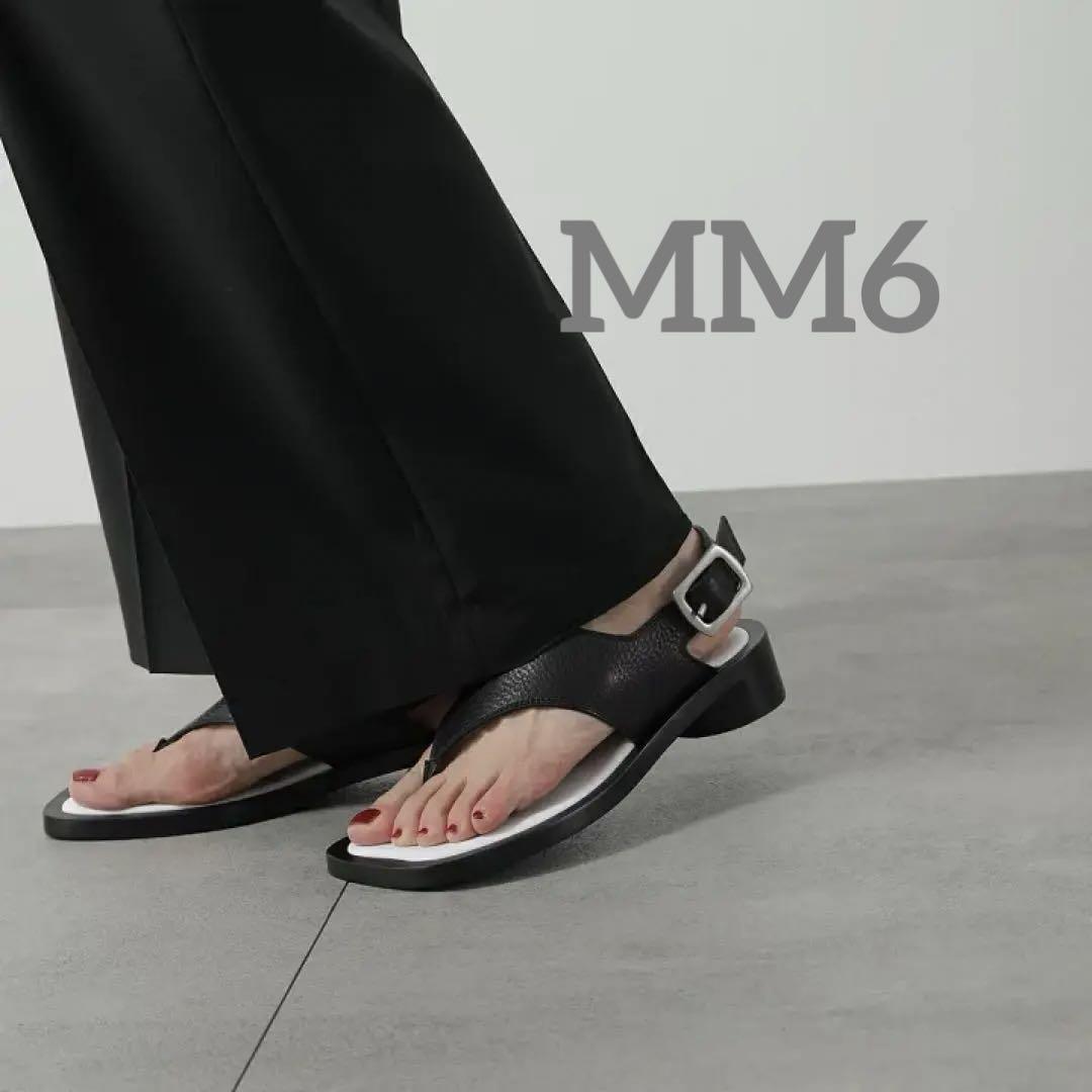 美品 MM6メゾンマルジェラ トングサンダル エムエムシックスANATOMIC 靴