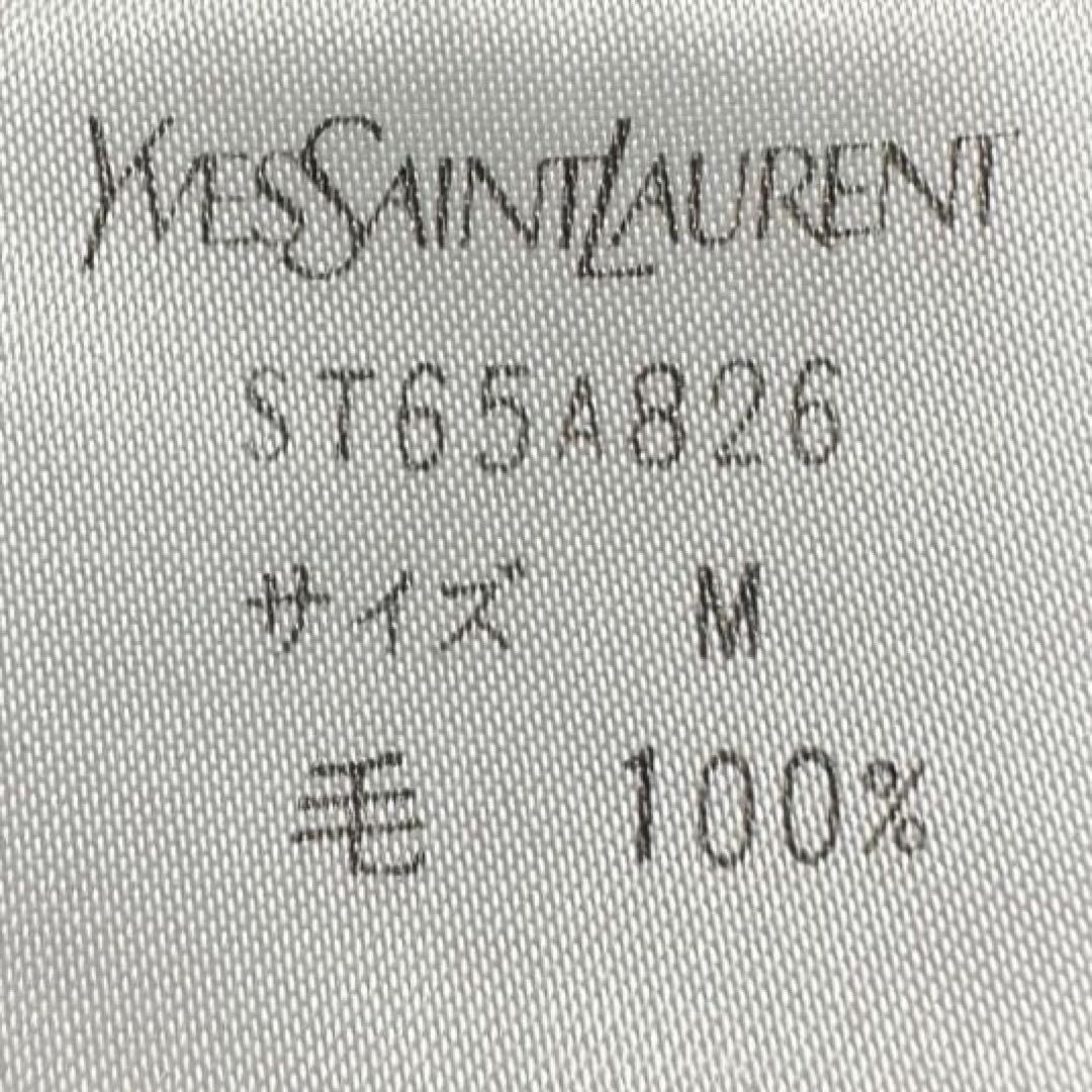 未使用級✨イヴサンローラン ノーカラージャケット ペイズリー柄 ボタン刺繍